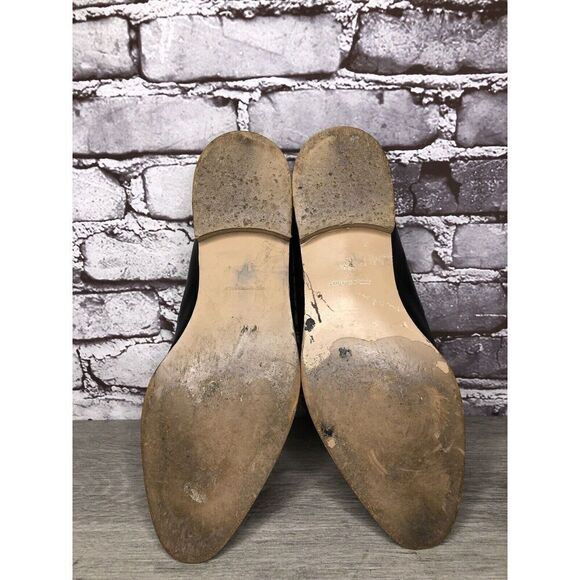 Everlane The Modern Black Leather Slip On Pointed Toe Loafers Women Sz 10M US/41 - Picture 13 of 16